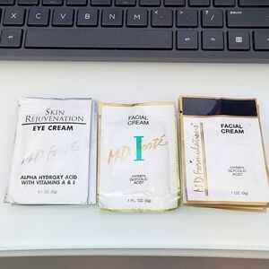 M.D. Formulations Face/Eye Cream Samples